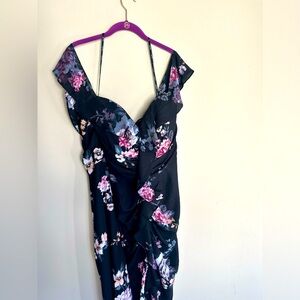 Floral Off the Shoulder Dress